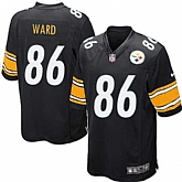 Nike Men & Women & Youth Steelers #86 Hines Ward Black Team Color Game Jersey,baseball caps,new era cap wholesale,wholesale hats
